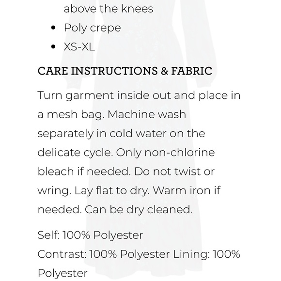 CAbi Autum Dress size Large includes slipdress - Picture 6 of 13